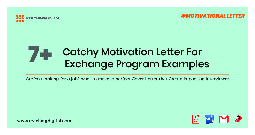 Motivation Letter For Exchange Program