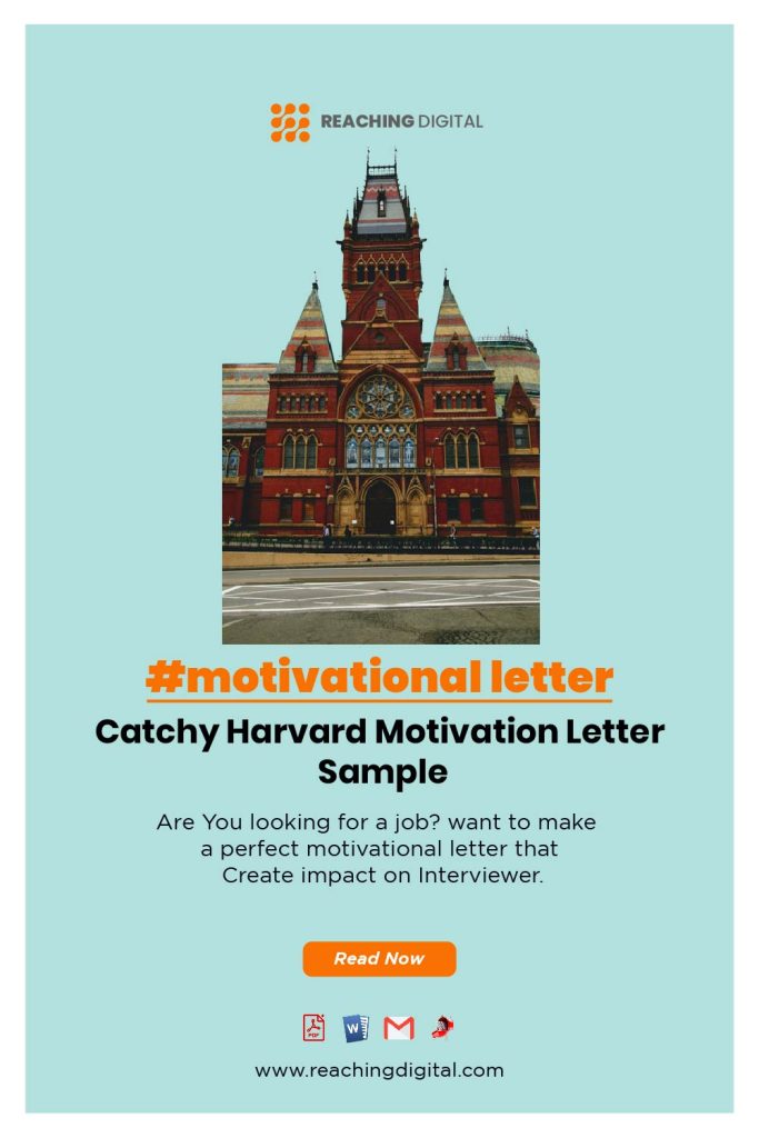 Catchy Harvard Motivation Letter
