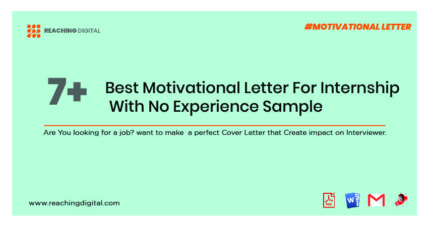 Motivation Letter For Internship Without Experience