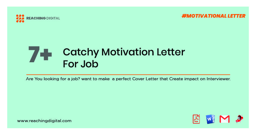 Motivation Letter For Job