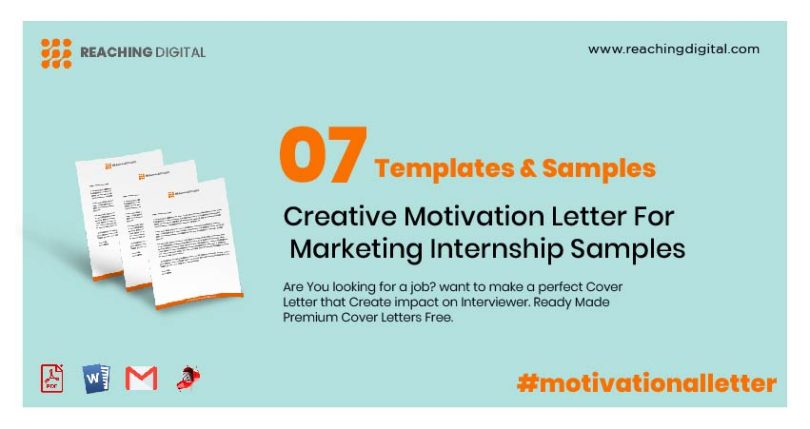Motivation Letter For Marketing Internship