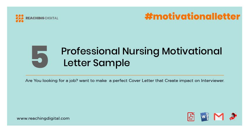Motivation Letter For Nursing Job