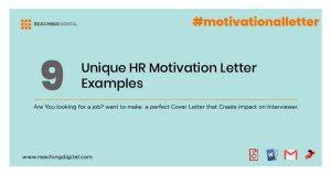 Professional HR Motivation Letter: 09 Examples – Reaching Digital