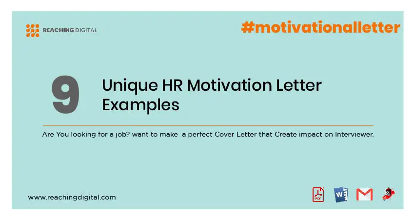 Professional HR Motivation Letter 09 Examples Reaching Digital