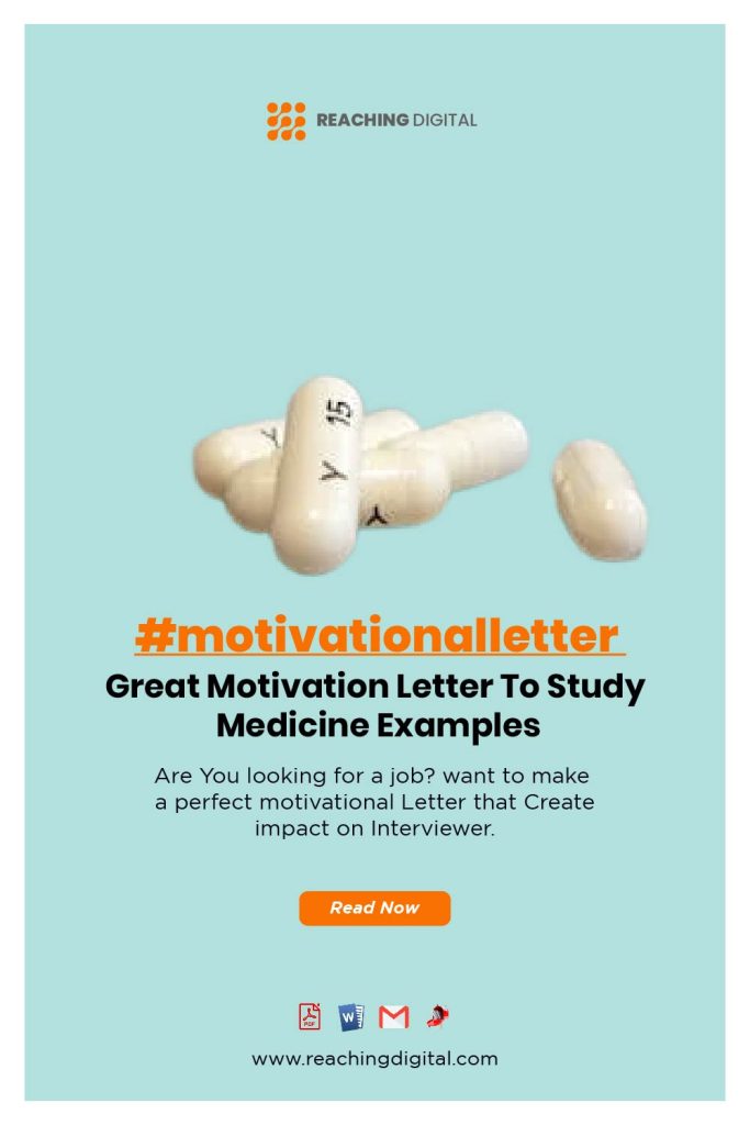 Motivation Letter for Medical University Example
