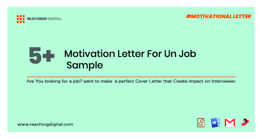 Motivation Letter For Un Job Sample