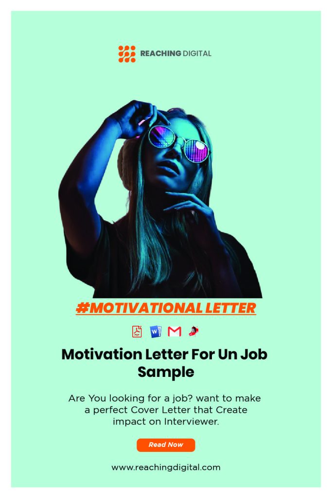 Motivation Letter For Volunteer Work At Un