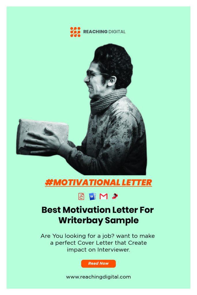 Motivation Letter For Writerbay Example