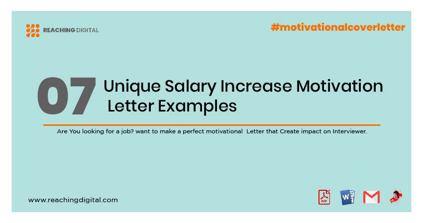 Motivation Letter For an Increase In Salary