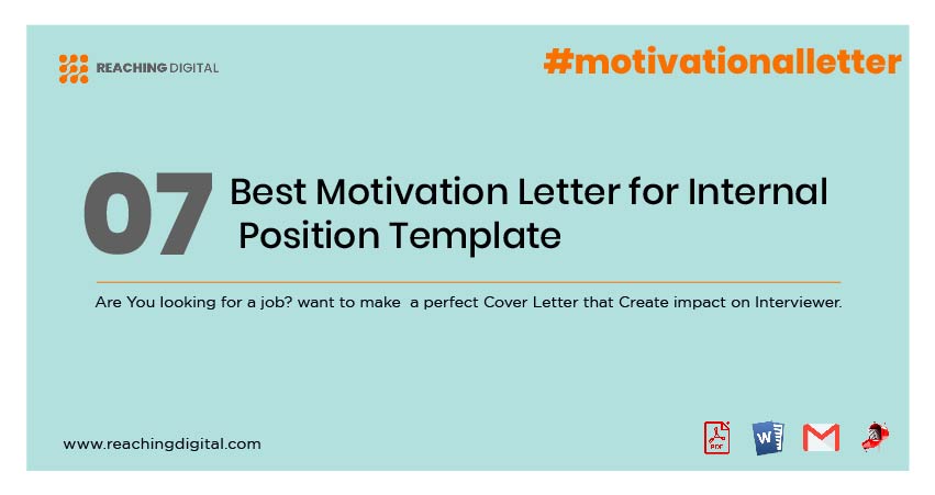 Motivation Letter Internal Position