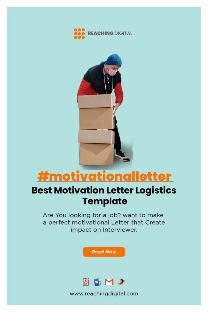 Motivation Letter Logistics Sample