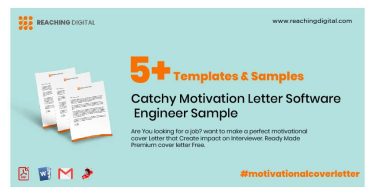 Motivation Letter Software Engineer