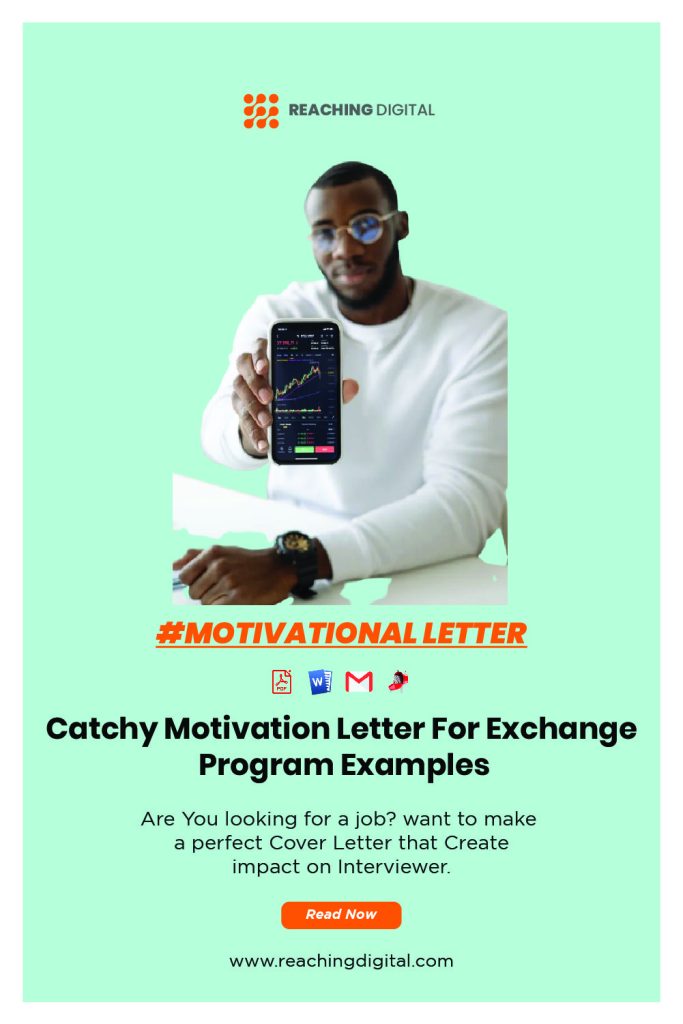 Motivation Letter Student Exchange