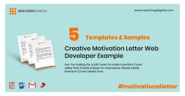 Motivation Letter Web Developer