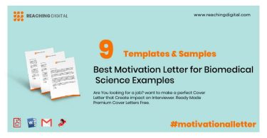 Motivation Letter for Biomedical Science