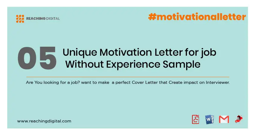 Motivation Letter for Internship without Experience