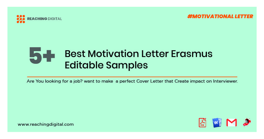 Motivation letter Erasmus example