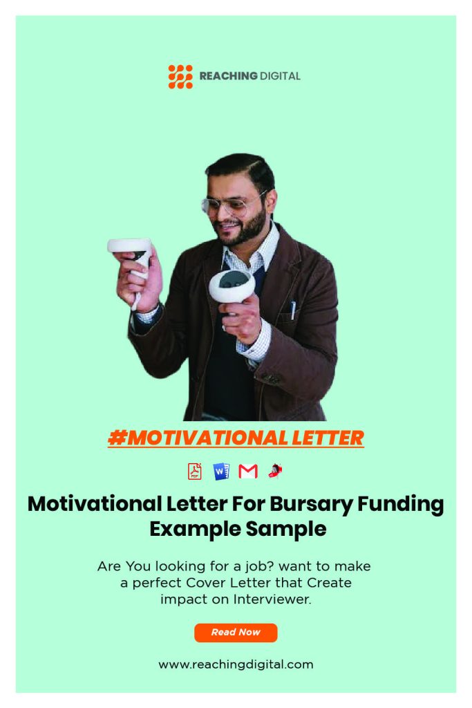 Motivational Letter For Bursary Funding From Employer