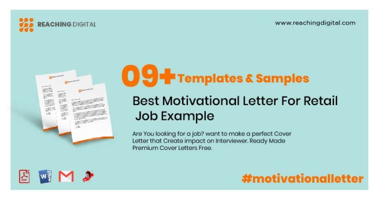 Best Motivational Letter For Retail Job 09 Example Reaching Digital