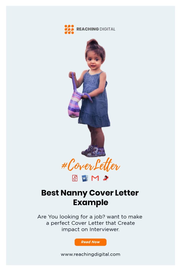 best cover letter for nanny job