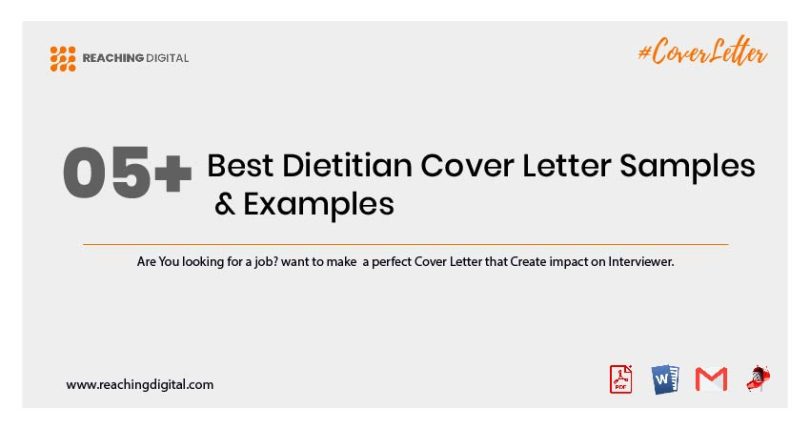 05 Best Dietitian Cover Letter Samples Examples   New Graduate Dietitian Cover Letter 810x429 