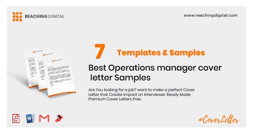 Operations manager cover letter