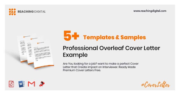 overleaf template for cover letter