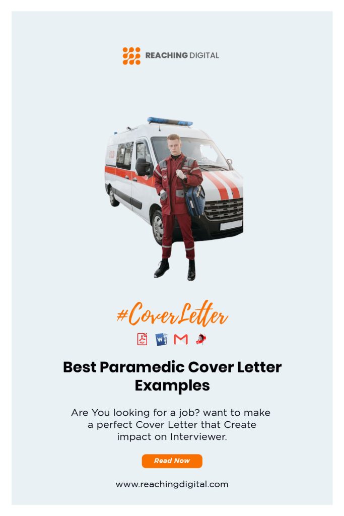 Paramedic Cover Letter Examples