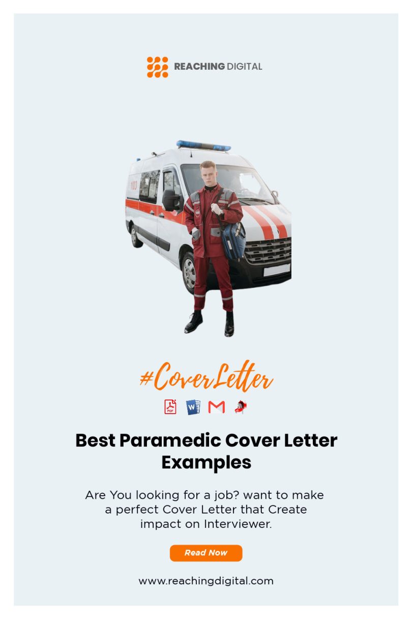 5 Best Paramedic Cover Letter Sample Free   Paramedic Cover Letter Examples 810x1215 