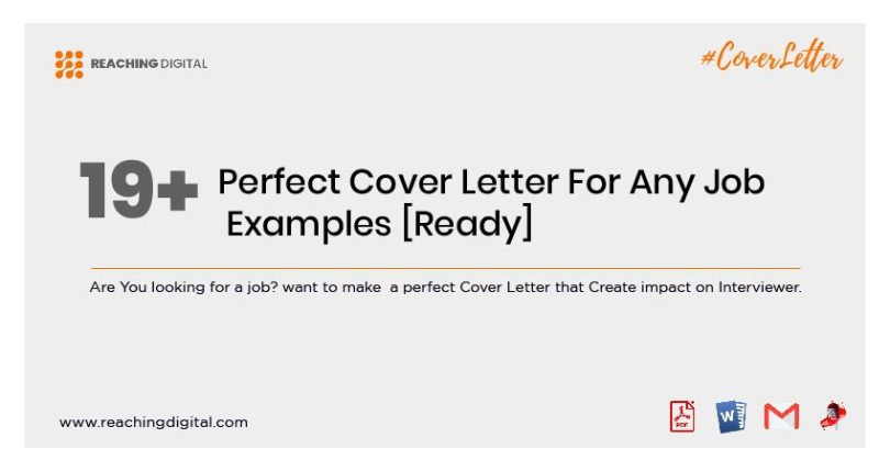 perfect cover letter for a job