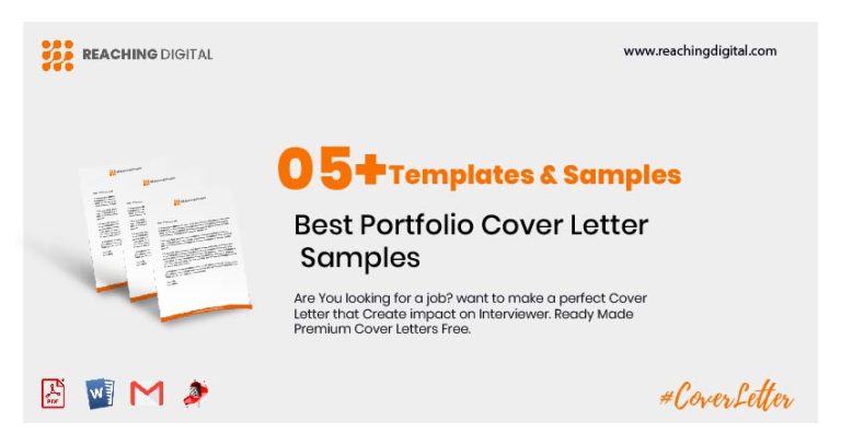 what is the purpose of a cover letter in a portfolio