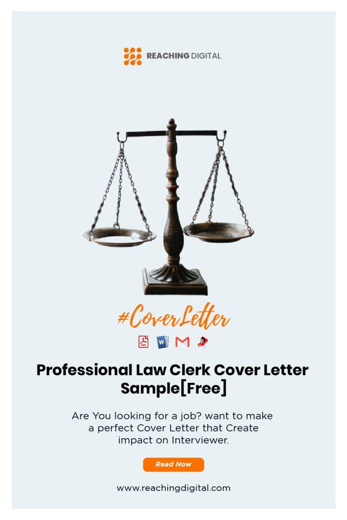 Post Judicial Clerkship Cover Letter