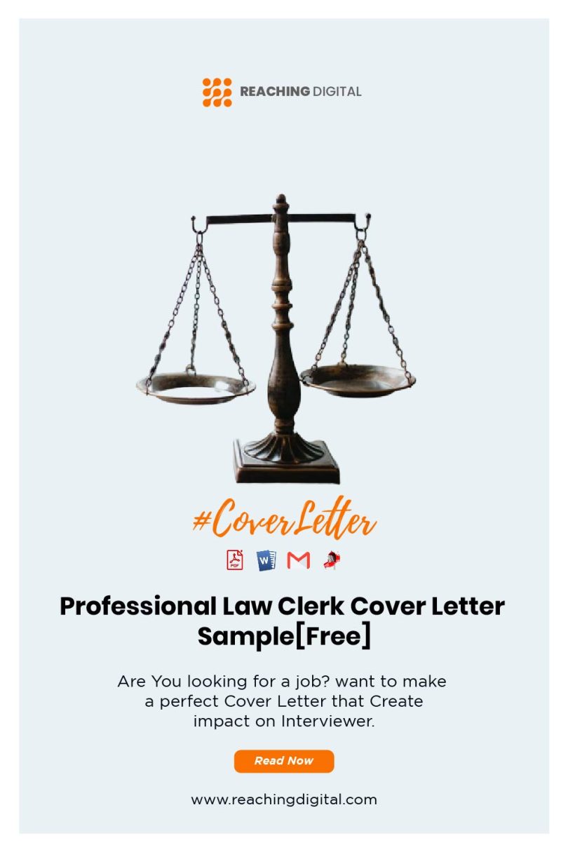 sample law clerk cover letter