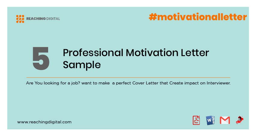 Professional Motivation Letter Sample