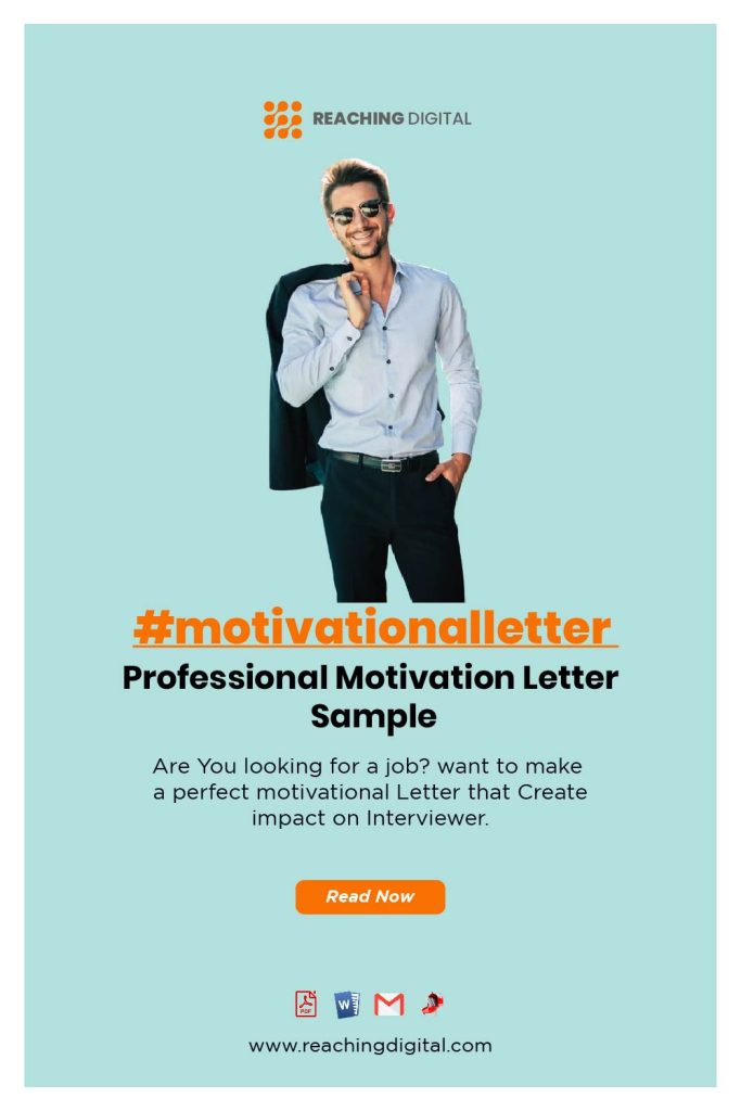 Professional Motivation Letter Template