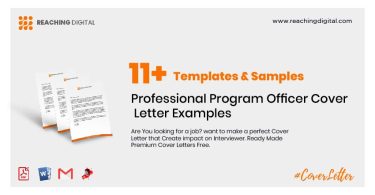 Professional Program Officer Cover Letter Examples