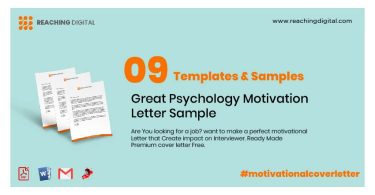 Psychology Motivation Letter