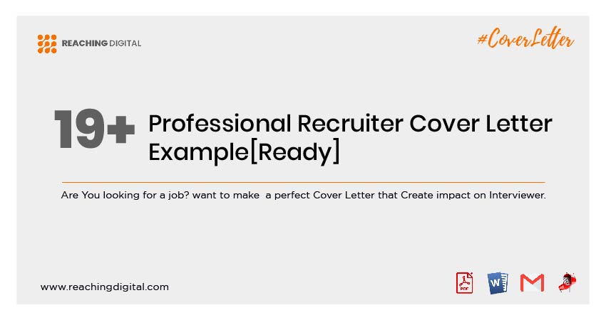 Recruiter Cover Letter Sample