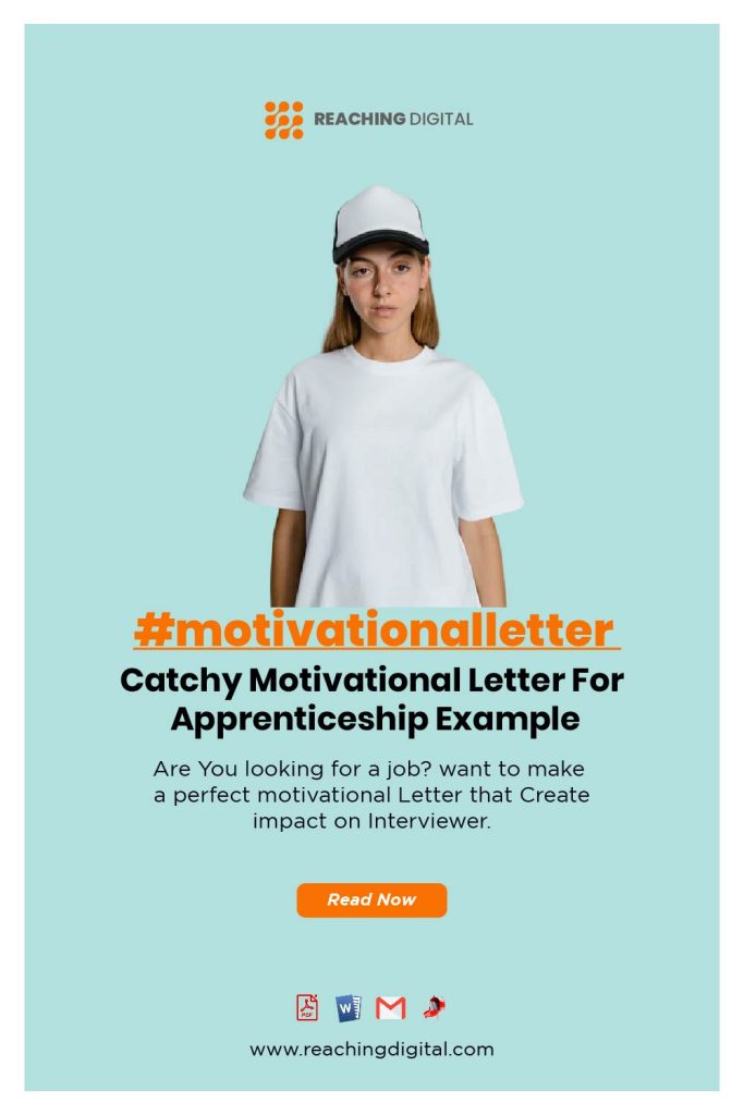 Motivational Letter For Apprenticeship Example