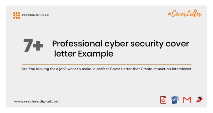 cyber security cover letter no experience
