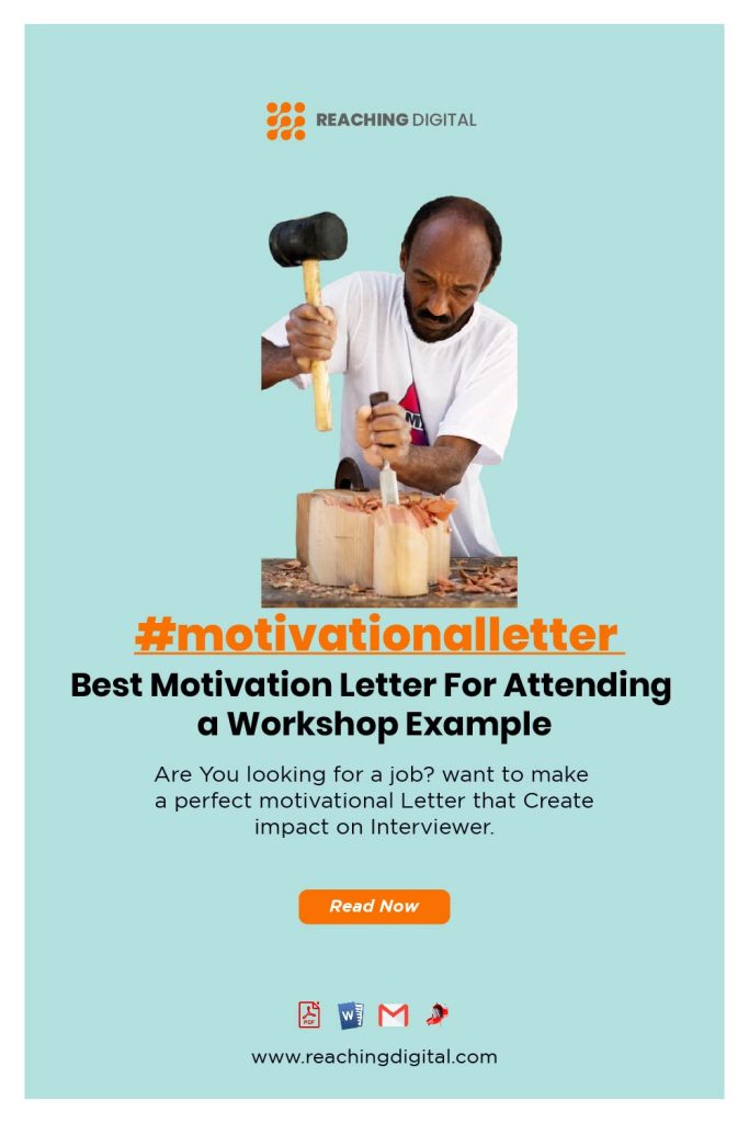 Motivation Letter For Attending a Conference