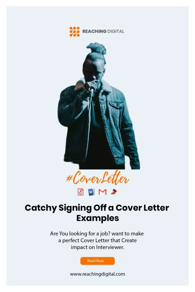 7 Catchy Signing Off A Cover Letter Examples Reaching Digital