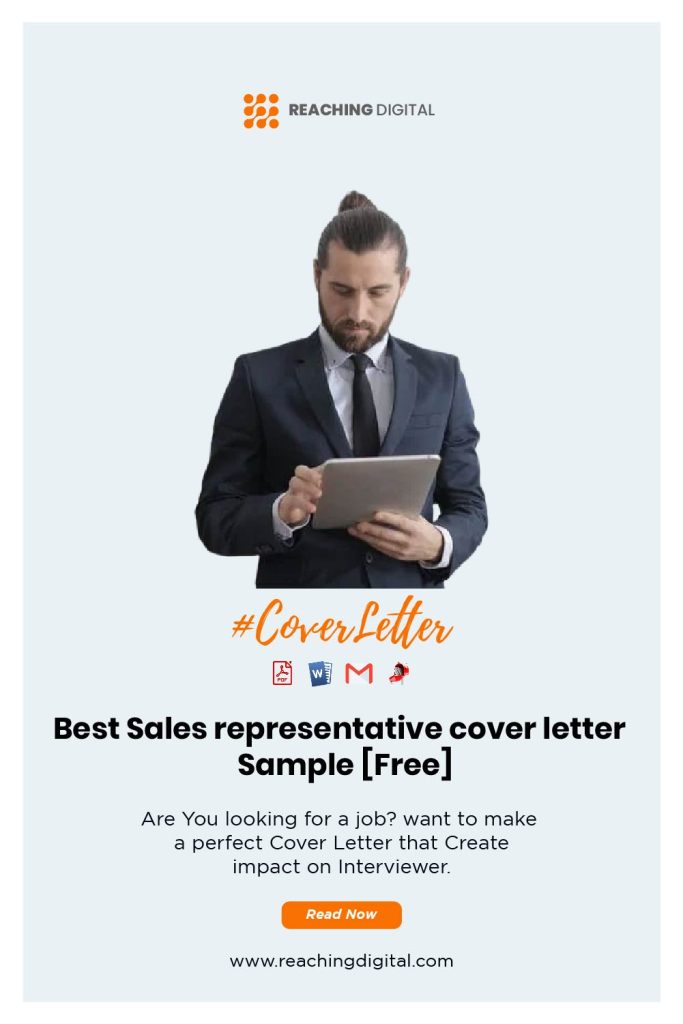 Simple Application Letter For Sales Representative