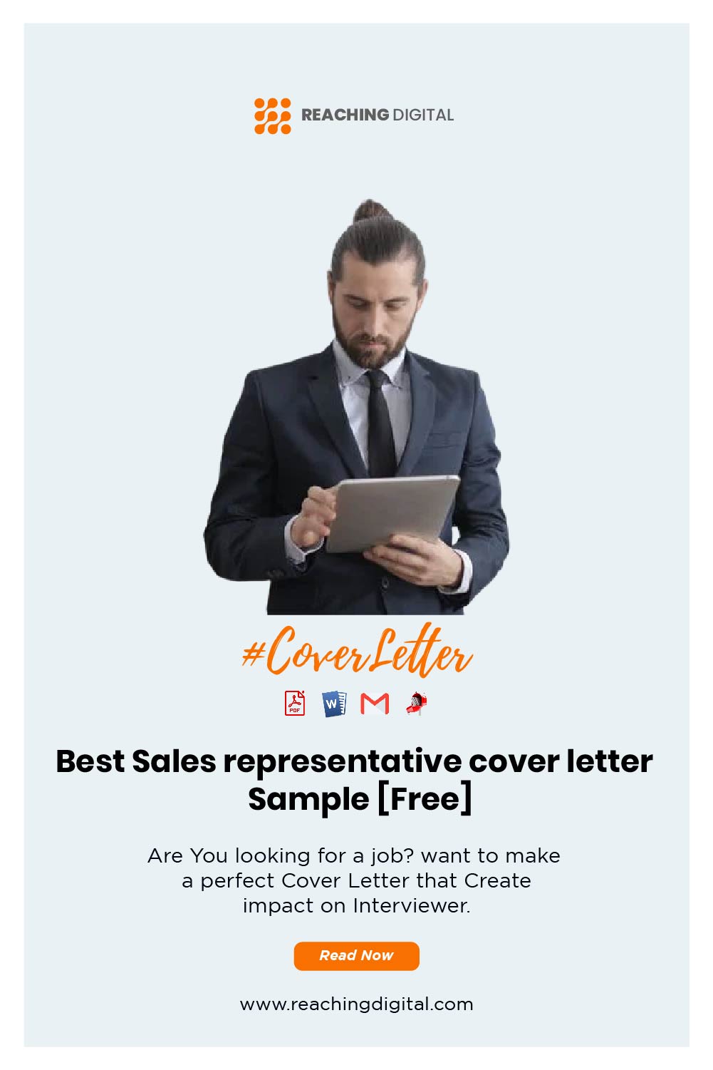 simple application letter for a sales rep