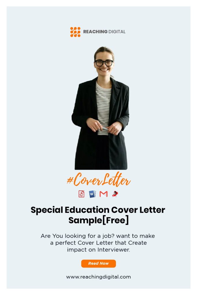 Special education cover letter examples