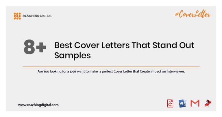 8 Best Cover Letters That Stand Out Samples Reaching Digital   Stand Out Cover Letter Examples 768x407 