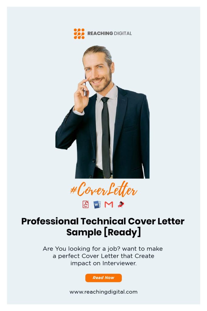 Technical project manager cover letter