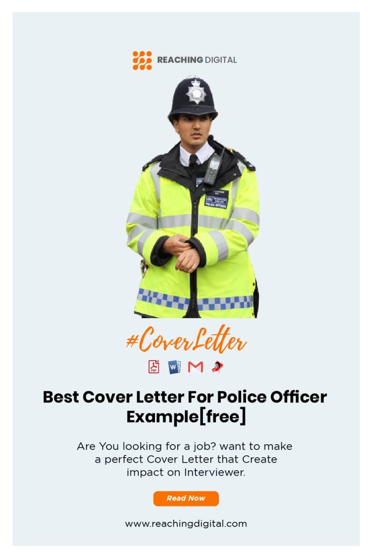 cover letter for police officer in canada