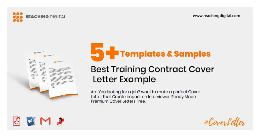 how to write a training contract cover letter