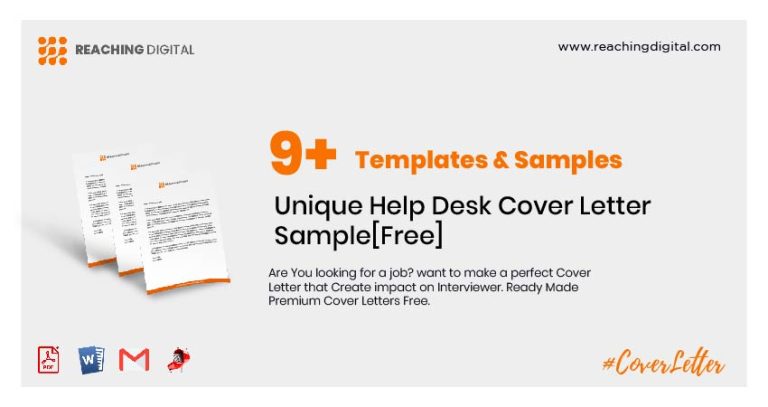 9 Unique Help Desk Cover Letter Sample Free   Unique Help Desk Cover Letter Sampl 768x407 